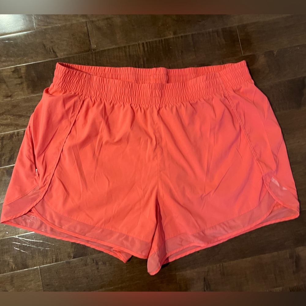 Athleta EUC Mesh Race Run Shorts, Midrise, 2X